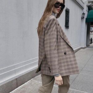 Zara - Plaid Blazer